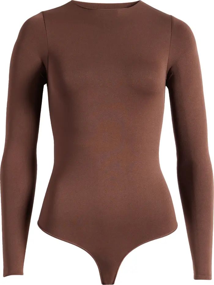 Essential Long Sleeve Crewneck Bodysuit | Nordstrom