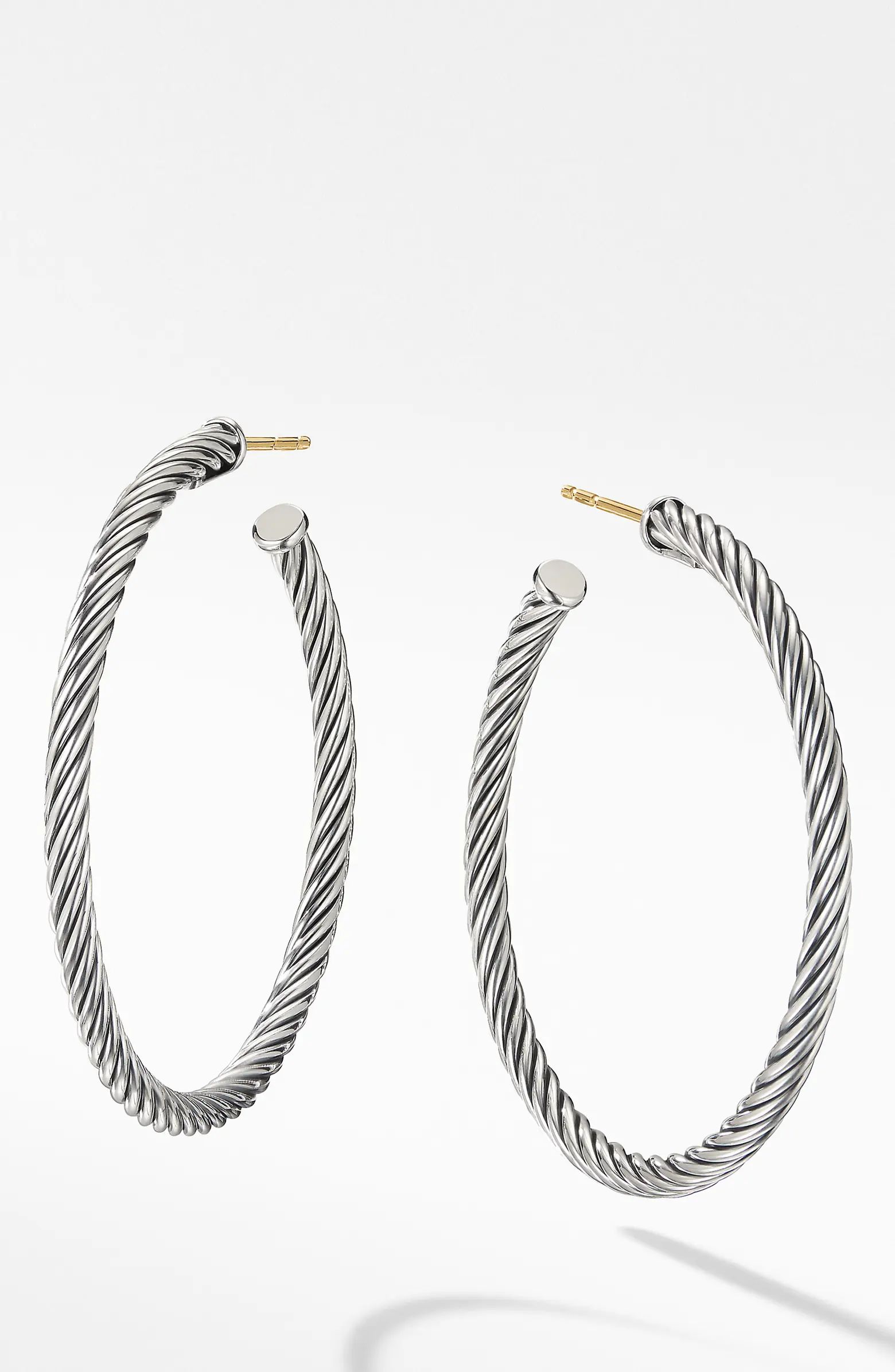 Cable Hoop Earrings | Nordstrom