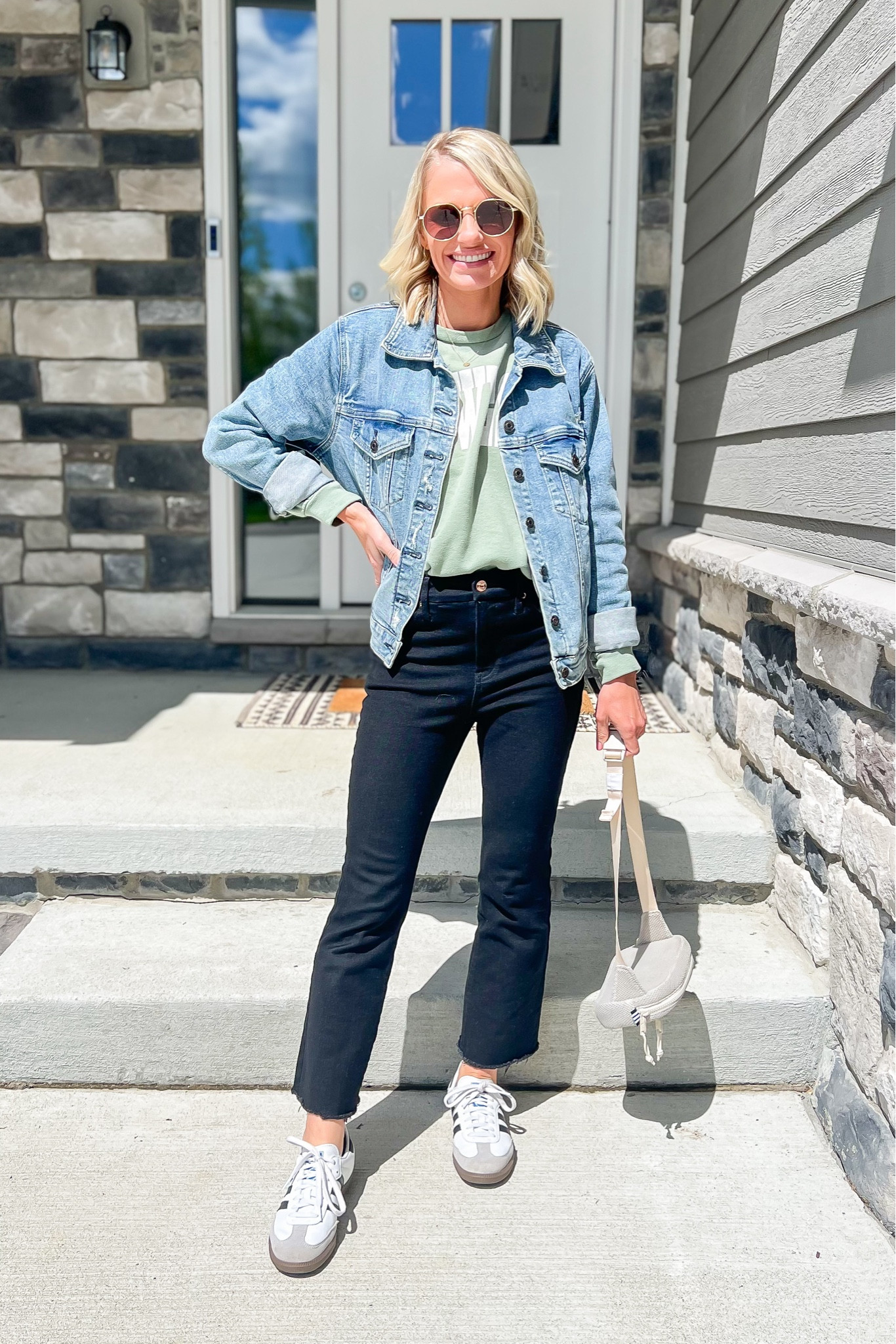 What I wore this week! 
Sweatshirt- linked similar 
Jacket- small
Jeans- small/regular 
Shoes- size down half sizee

#LTKstyletip #LTKfindsunder100 #LTKSeasonal