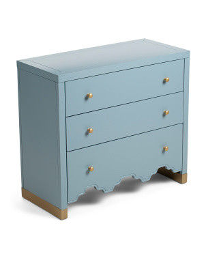 31in Three-drawer Storage Table | Furniture & Lighting | Marshalls | Marshalls