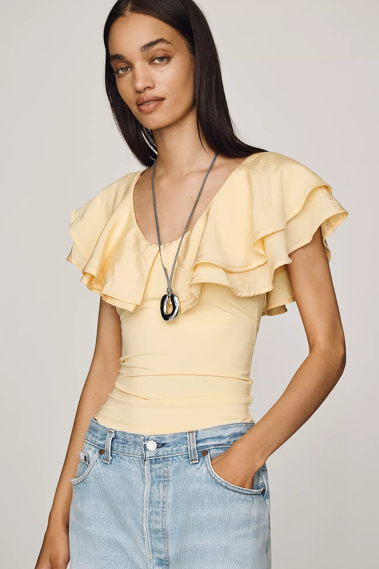 By Anthropologie Flutter Top | Anthropologie (US)