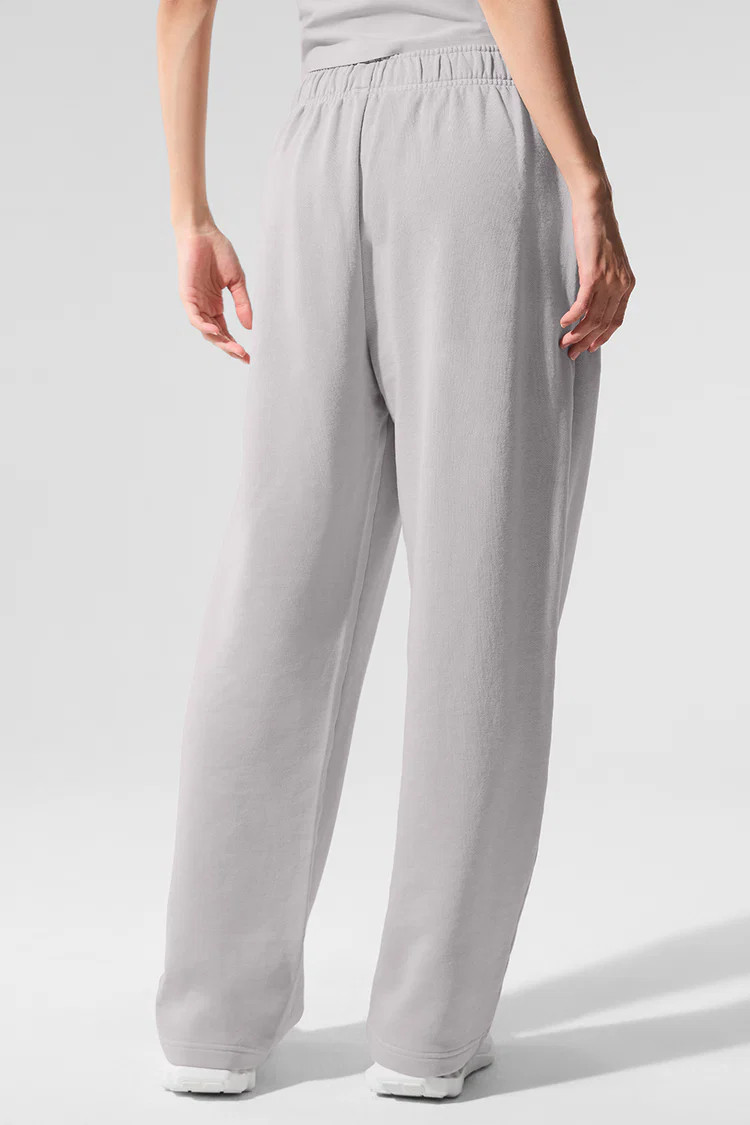 Washed Accolade Straight Leg Sweatpant - Grey Sky Wash | Alo Yoga (US)