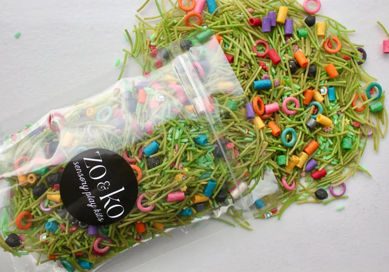 Spring Rainbow Sensory Bin Filler for Preschool | Etsy (US)