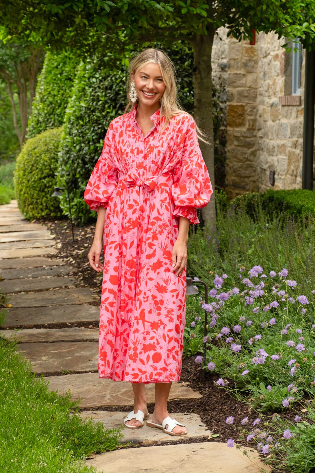 Sheridan French I PreSpring 2025 I The Every Body Dress in Raspberry Wildflower | Sheridan French