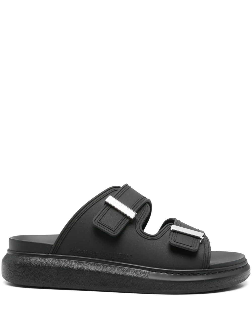 Alexander McQueen Hybrid slides - Black | Farfetch Global