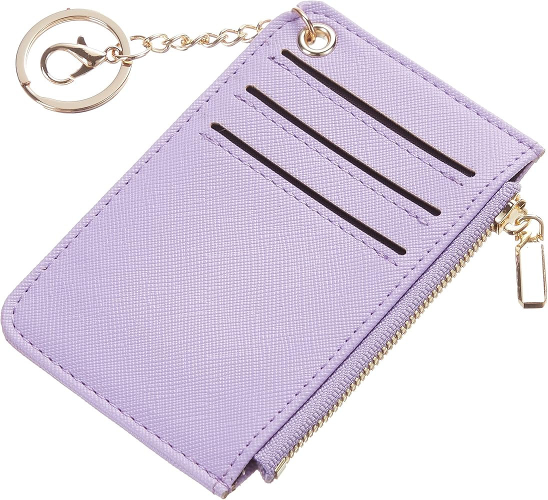 Toughergun Womens Keychain Wallet Slim Front Pocket Minimalist RFID Blocking Credit Card Coin Cha... | Amazon (US)