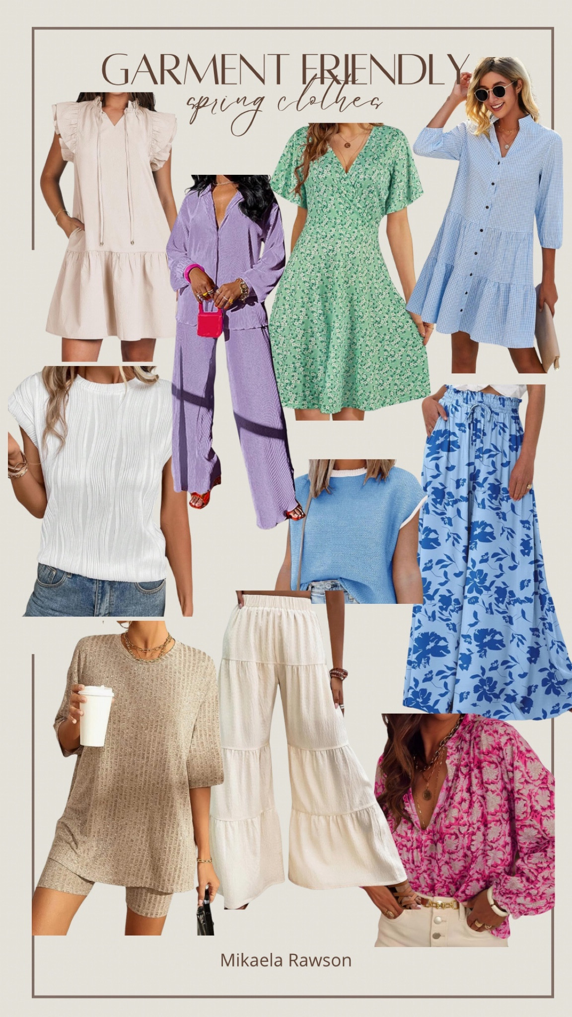 ✨GARMENT FRIENDLY SPRING CLOTHING✨

#LTKSeasonal #LTKstyletip #LTKbeauty