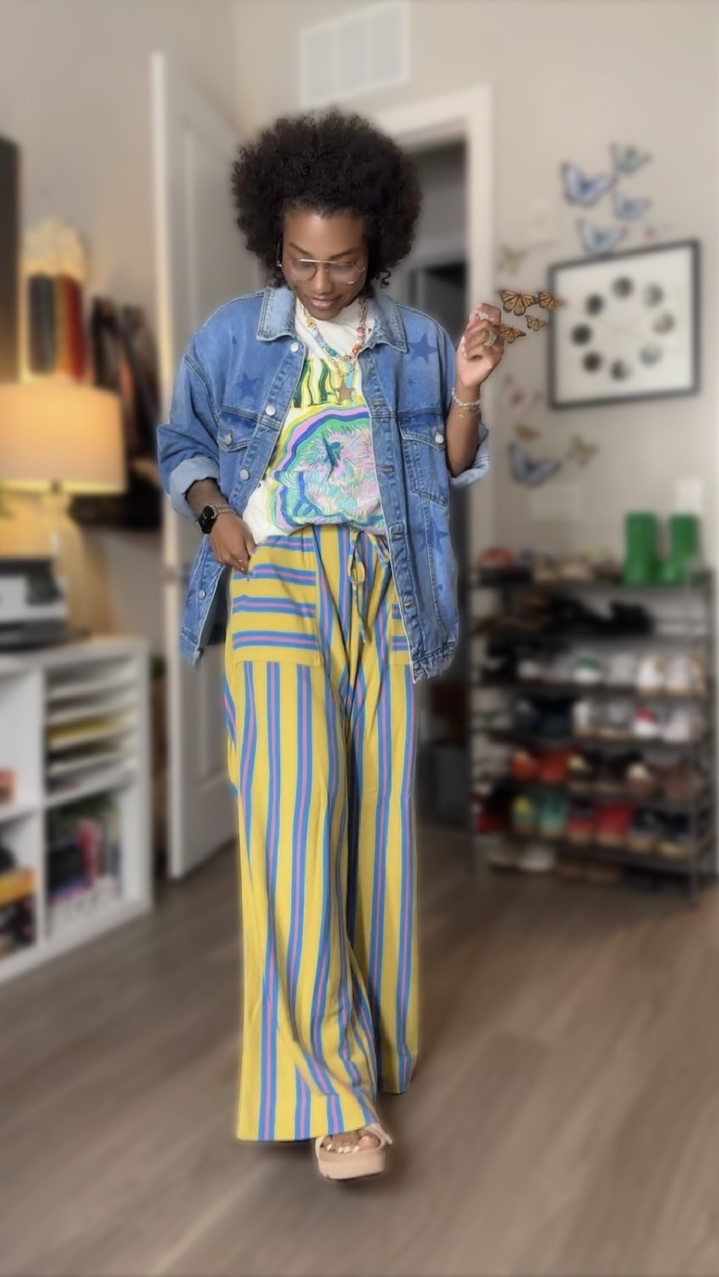 A bold stripe pant is a necessity!

#LTKootd #LTKPlusSize #LTKMidsize