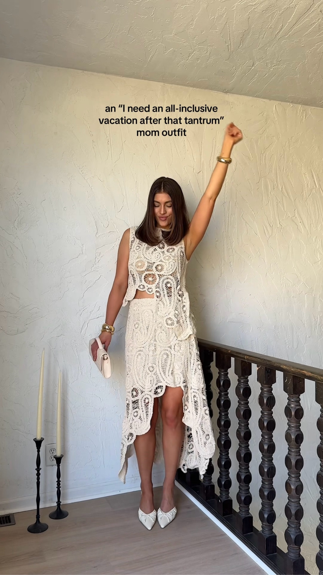 Wearing a Medium! Crochet outfit, two piece set, Amazon outfit, neutral outfit ideas, mom outfit ideas, date night outfit, spring break outfit 

#LTKTall #LTKmomlife #LTKootd