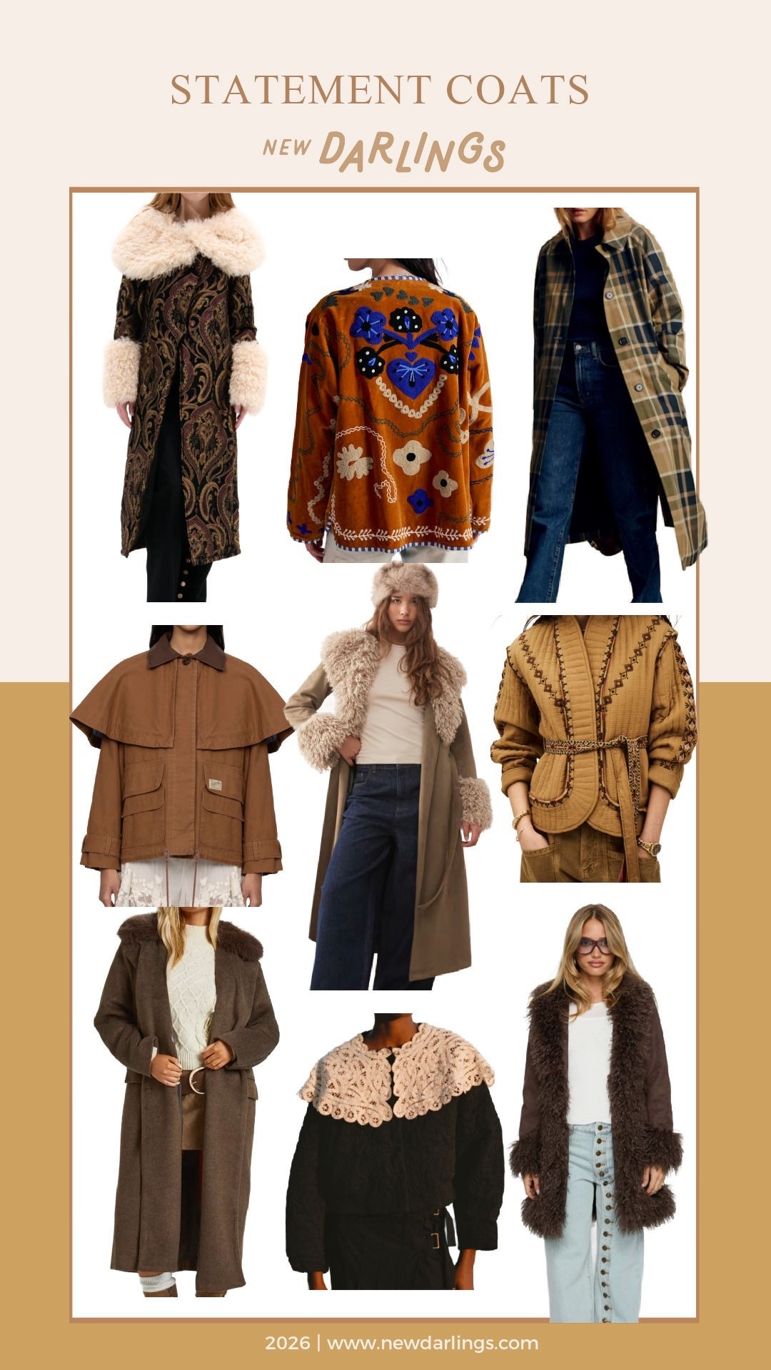 Statement coats, winter outfits 