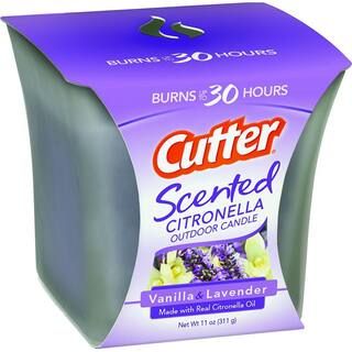 Cutter Citronella Outdoor Candle 11 oz Vanilla Lavender Scented HG-96154-1 | The Home Depot