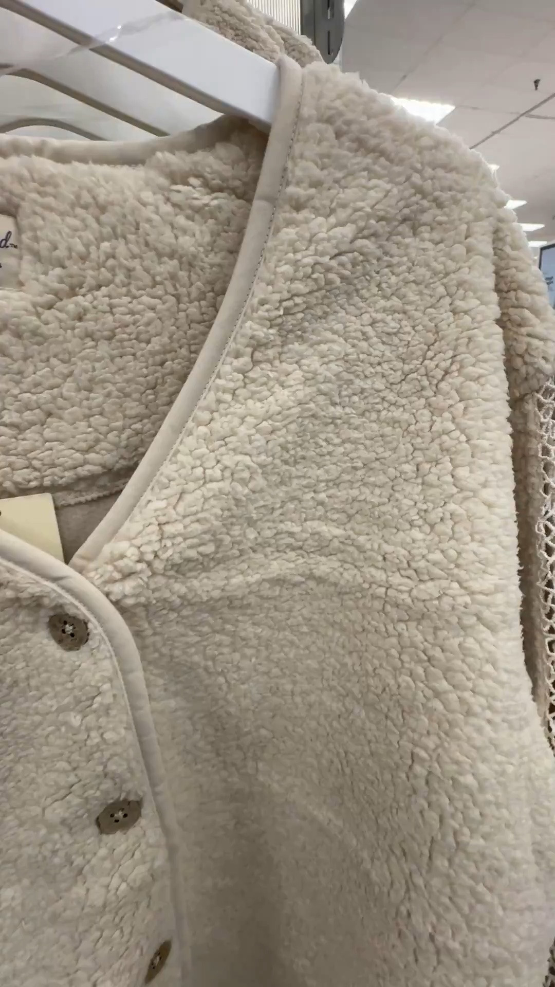 This Sherpa jacket is 40% off