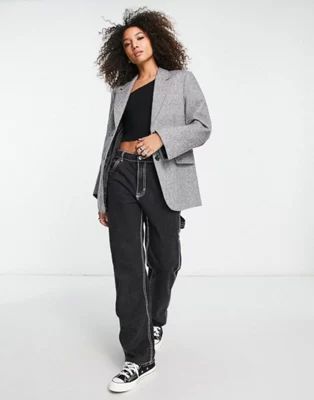 & Other Stories wool blend blazer, trousers and mini skirt | ASOS (Global)