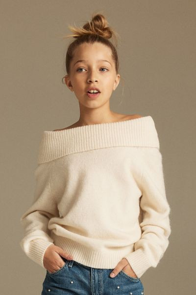 Off-the-shoulder Sweater | H&M (US + CA)