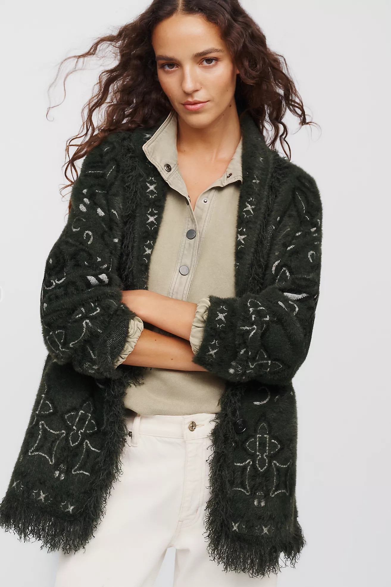 NVLT Printed Belted Jacket | Anthropologie (US)