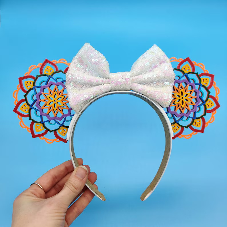 Rainbow Mandala Mouse Ears  3D Printed Ears  Boho  Pride | Etsy | Etsy (US)