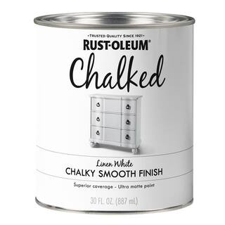 30 oz. Linen White Ultra Matte Interior Chalked Paint (2-Pack) | The Home Depot