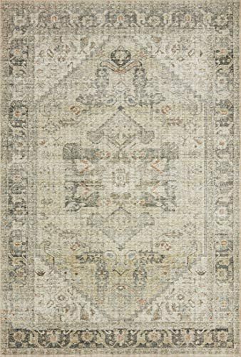 Loloi II Skye Collection SKY-13 Natural / Sand, Traditional 7'-6" x 9'-6" Area Rug | Amazon (US)