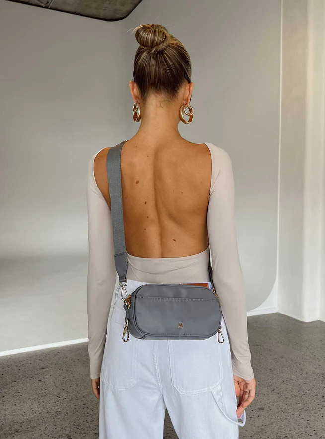 Gatewood Long Sleeve Bodysuit Bone | Princess Polly US