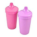 Re-Play MADE IN USA 2pk Toddler Feeding No Spill Sippy Cups | 1 Piece Silicone Easy Clean Valve |... | Amazon (US)