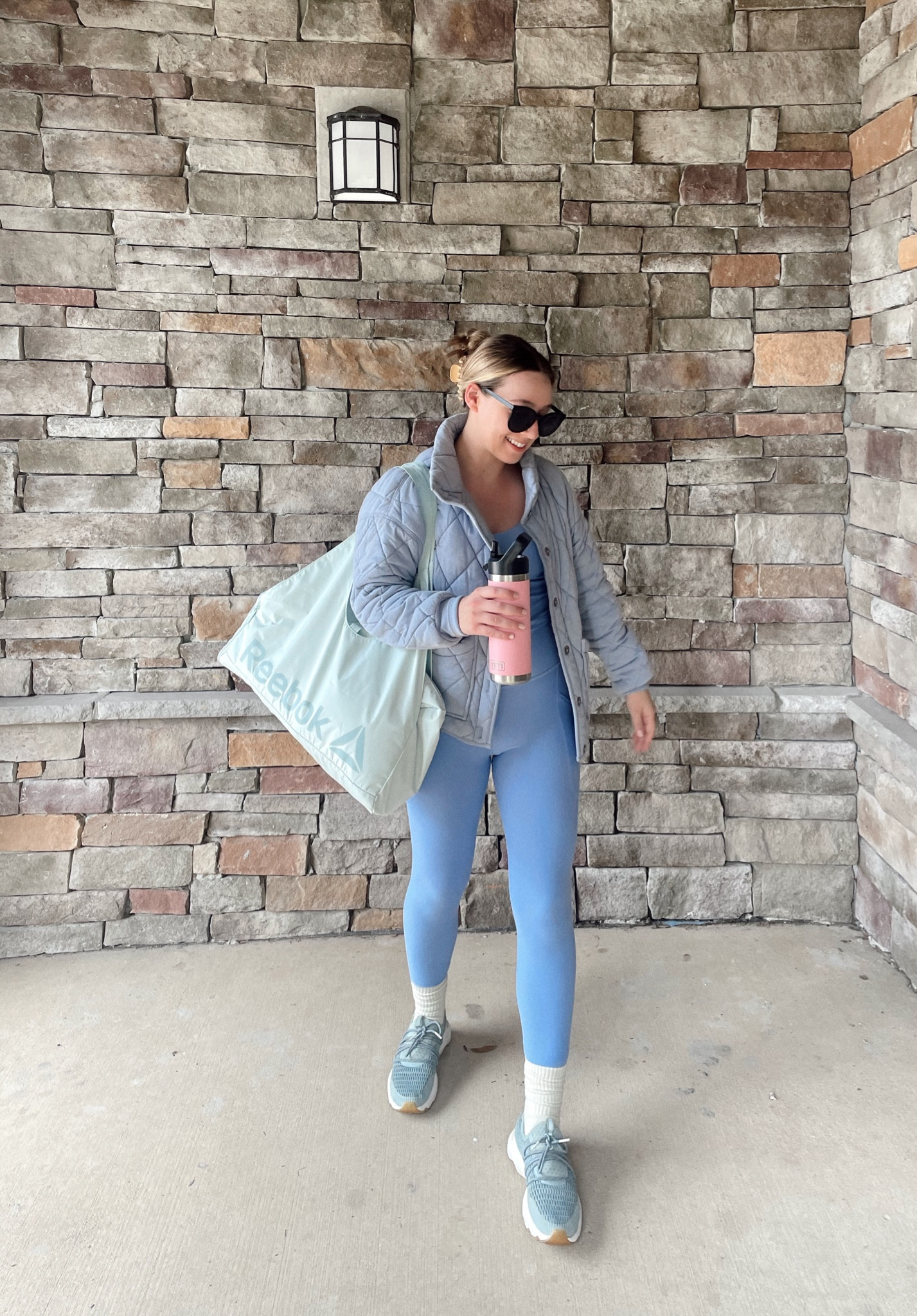 Winter blues ❄️ loving my monochromatic gym fits lately! 
This blue set is so perfect and SO SOFT! Wearing a small bottom and medium top. 

#fitness #gym #athleisure #workout #gymoutfit #leggings #gymlook #winterblues

#LTKSeasonal #LTKfitness #LTKfindsunder50