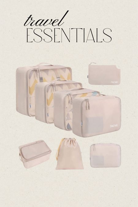 if you’re going to be traveling frequently- I highly recommend packing cubes! They just make life so much easier and you can fit so much more into one bag. i have cubes from both Amazon and away- they both work well! 

#LTKGiftGuide #LTKMostLoved #LTKtravel