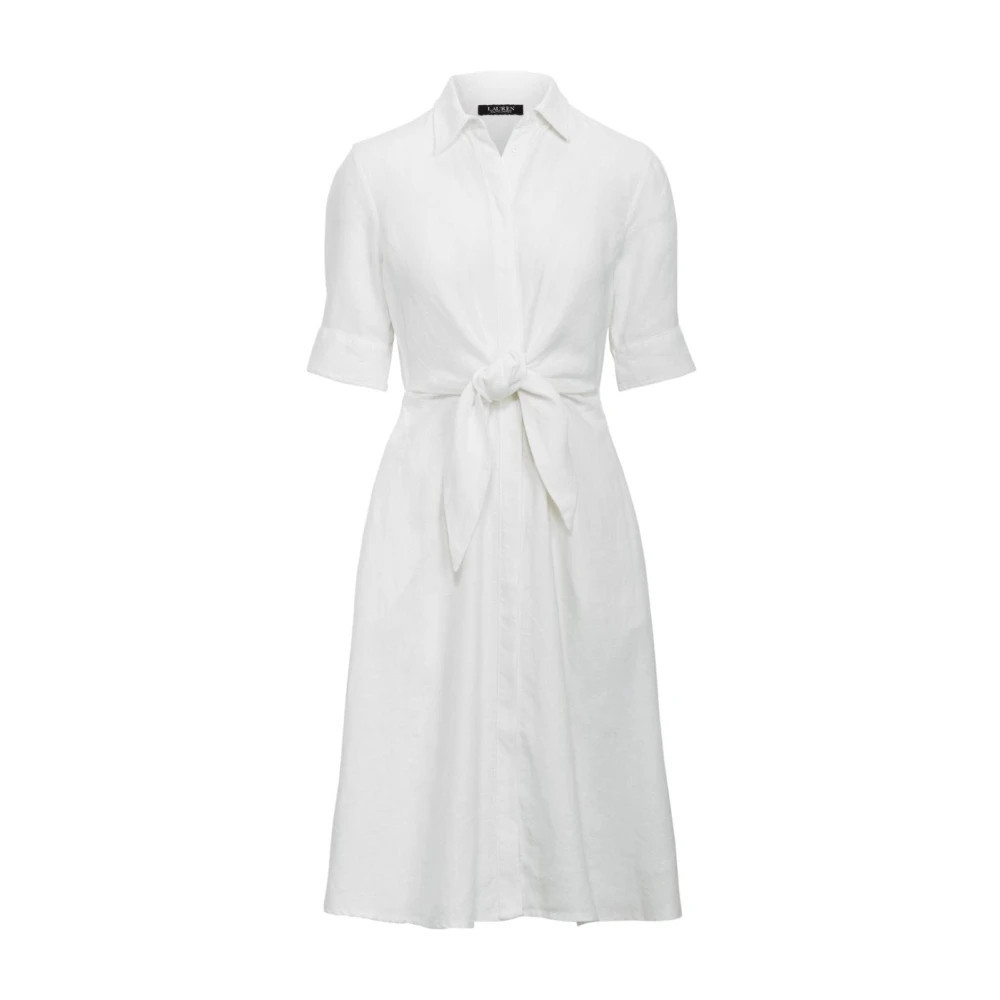 Wakana 3/4 Sleeve Casual Dress - female - Ralph Lauren - Shirt Dresses - White - XL - Dresses | Miinto UK Ltd