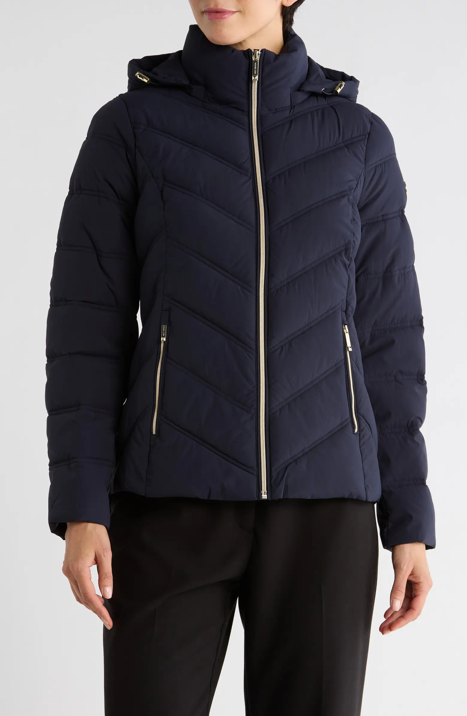Michael Kors Water Resistant Chevron Quilted Jacket | Nordstromrack | Nordstrom Rack