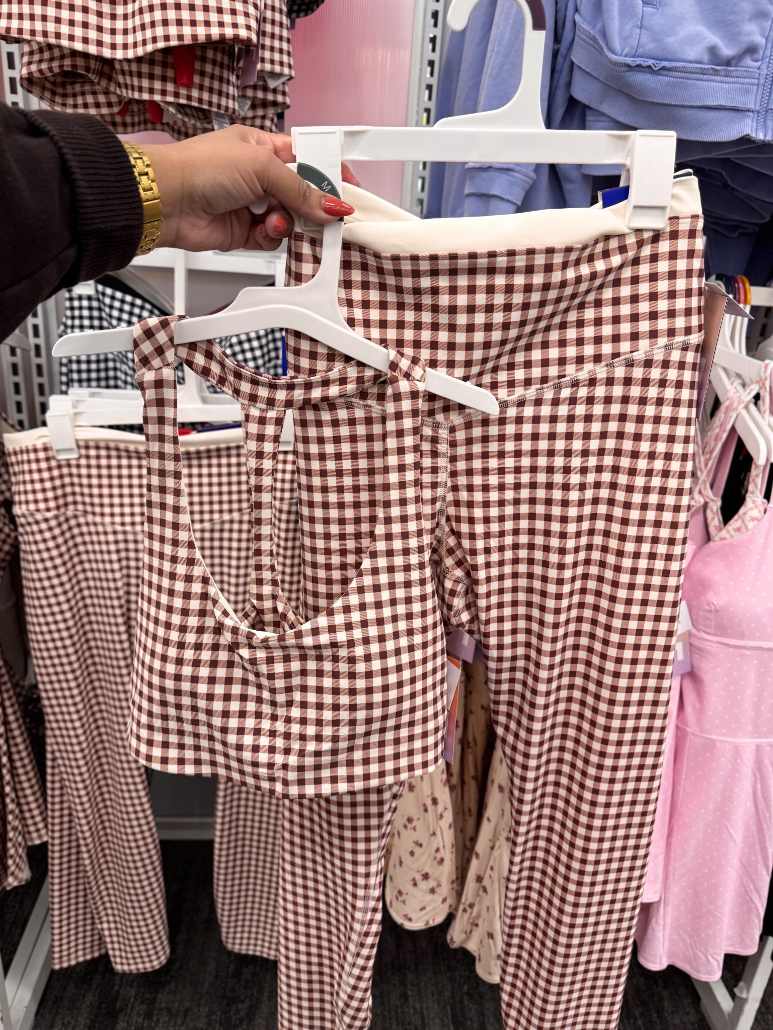 new gingham workout sets 

target fitness, target finds, target 

#LTKActive #LTKootd #LTKSpringSale