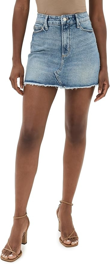 Good American Women's Denim Uniform Mini Skirt | Amazon (US)