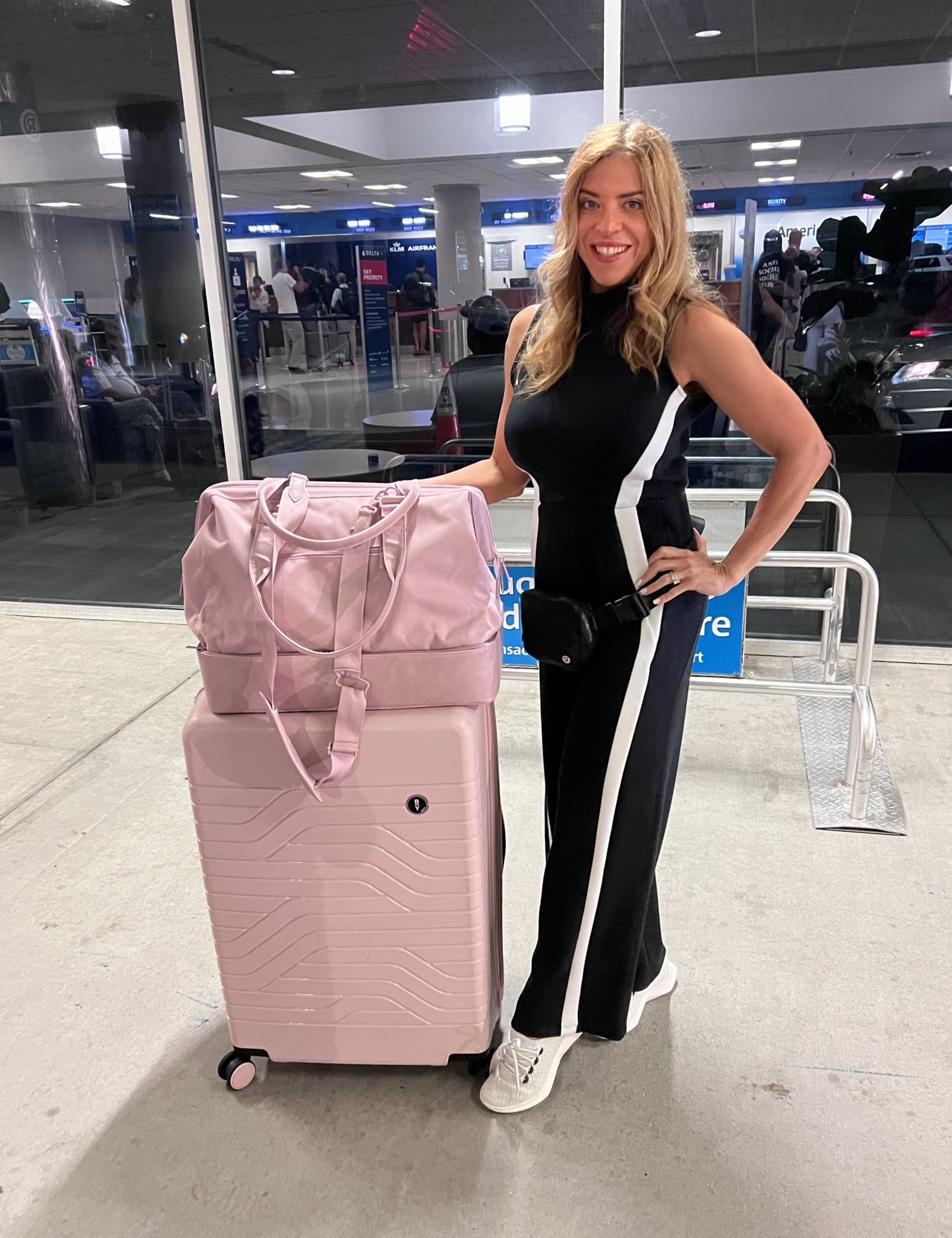 Flying at a decent time? Dont know her! Why not make the beginning of your adventure a little more interesting? At least I look good 😜

Click to shop everything on this post from the super comfy Spanx jumpsuit to the fab weekender bag 🙌🏼

#LTKActive #LTKStyleTip #LTKTravel