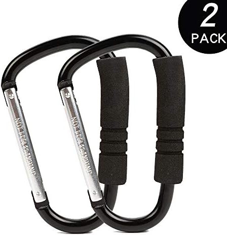 Funbliss Stroller Hooks by Baby，2 Pack Convenient Organizer Hook Bag Clips to Diaper Bags Cloth... | Amazon (US)