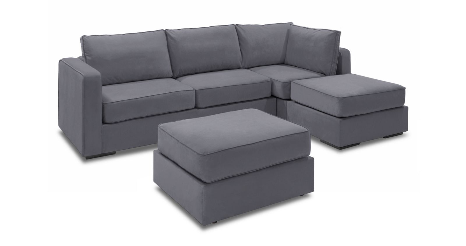 Chaise Sectional Couch with Ottoman | The Lovesac Company