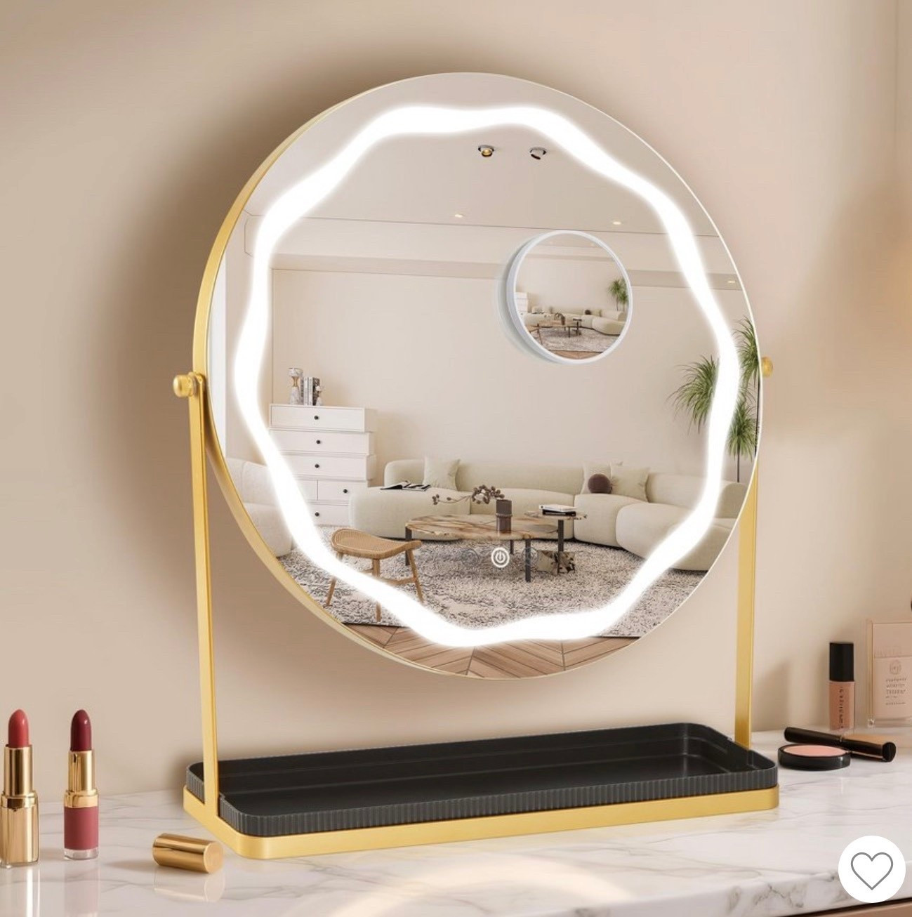 Vanity mirrors on a great deal! I’m currently redoing a desk and turning it into a vanity. Buying one of these gorgeous gold mirrors to go on top! 

#LTKHome #LTKgrwm #LTKSaleAlert