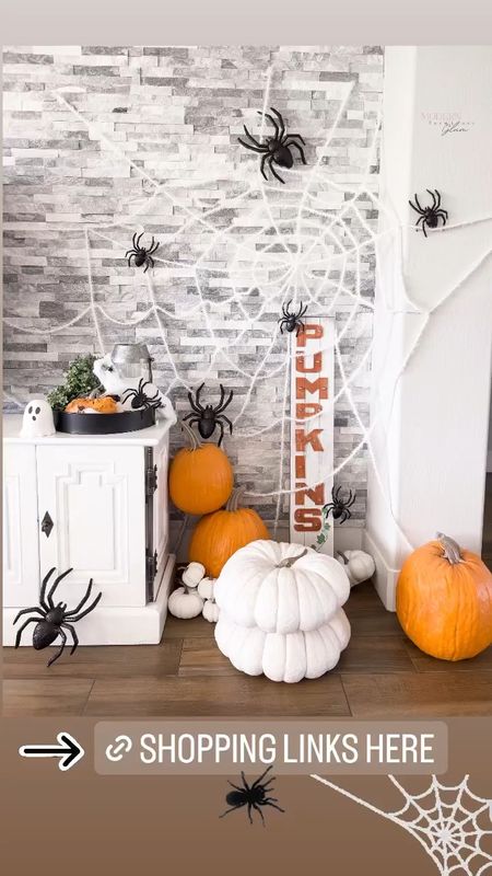 Halloween glitter spiders on sale! Faux pumpkin Fall home decor party spider web spooky 

#LTKhome #LTKfindsunder50 #LTKHalloween