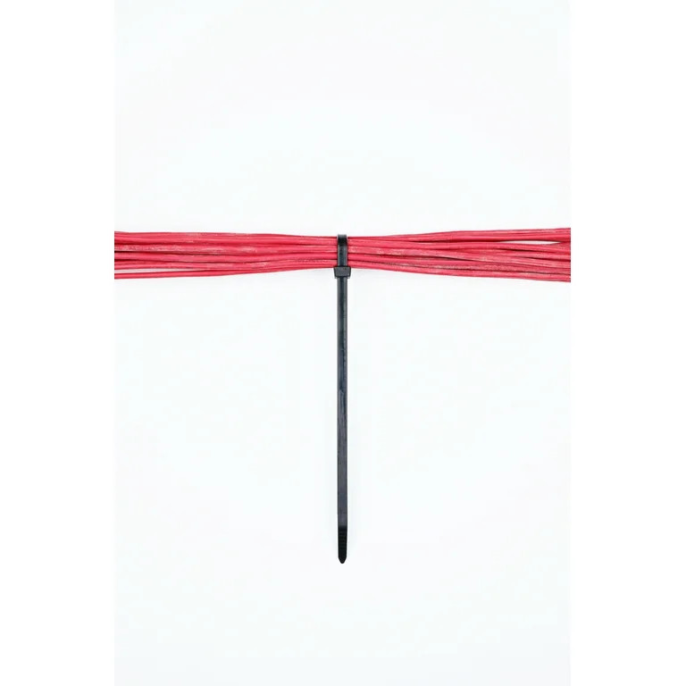 Hyper Tough 4 inch 18lb Cable Ties Natural and UV Resistant Black 50 Count | Walmart (US)