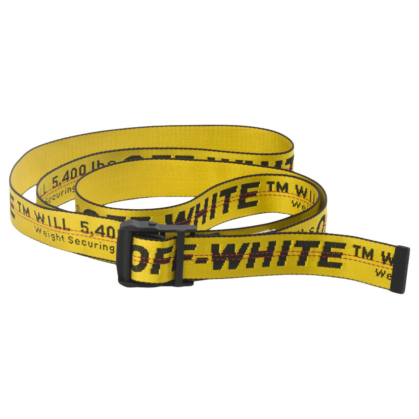 OFF-WHITE Industrial Belt Yellow/Black | StockX