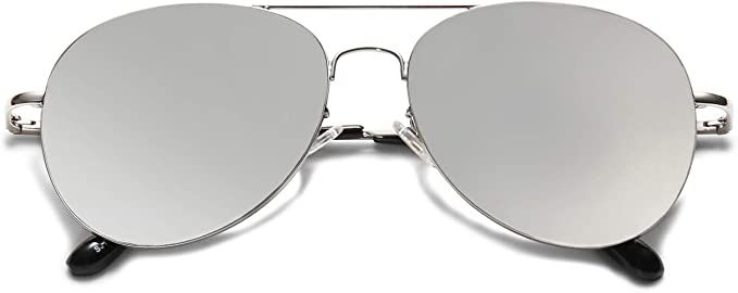 SOJOS Classic Aviator Sunglasses for Women Men Vintage Retro Metal Shades SJ1030 | Amazon (US)