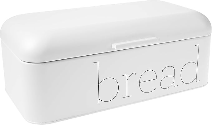 Bloomingville Metal Bread Bin, White | Amazon (US)
