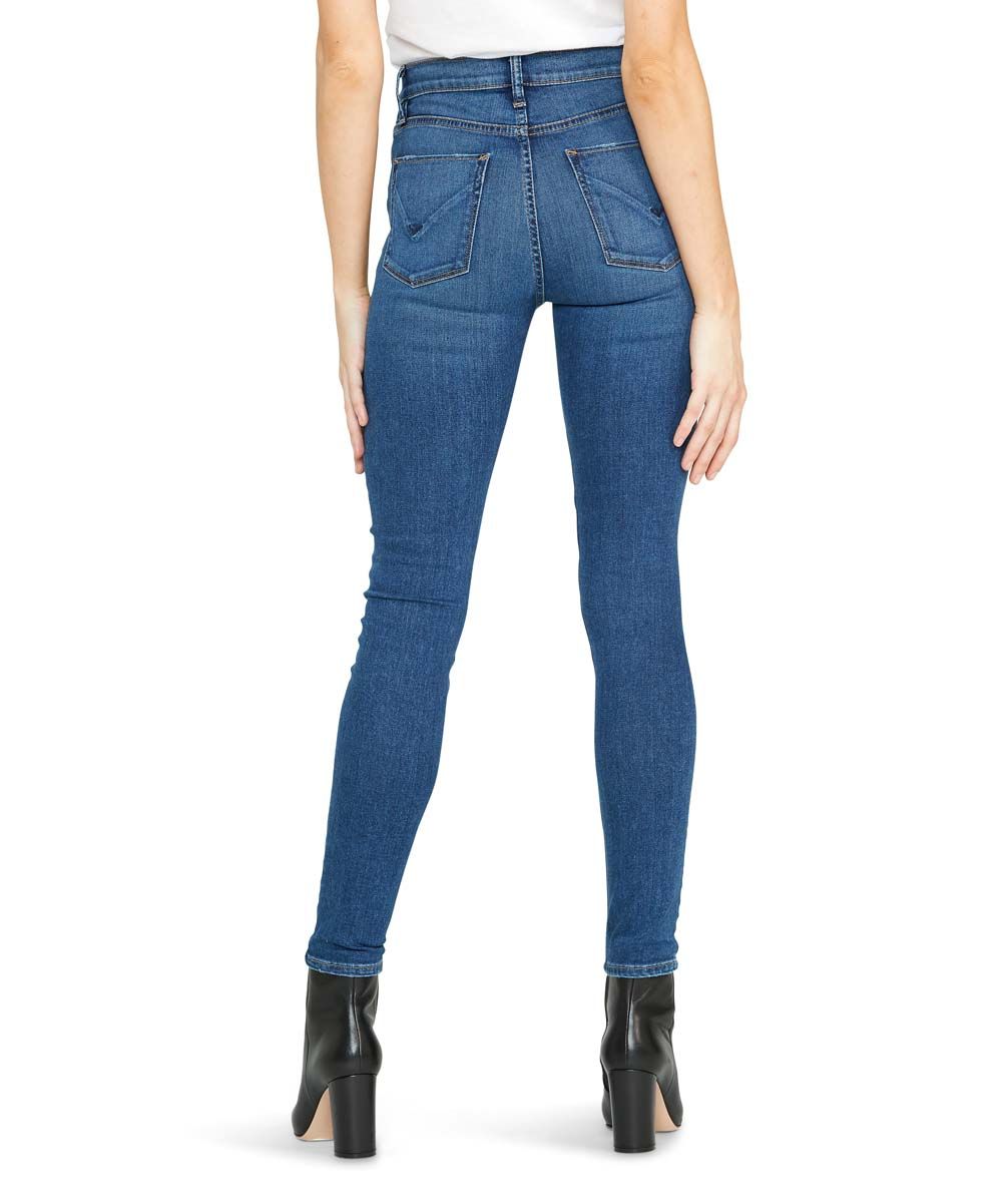 Hudson Jeans Women's Denim Pants and Jeans - Blue Barbara High-Waist Skinny Jeans - Women | Zulily