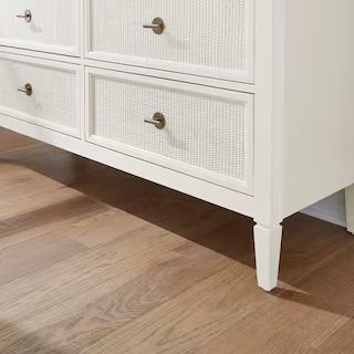 Marsden Ivory 6-Drawer Cane Dresser (54 in W. X 36 in H.) | The Home Depot