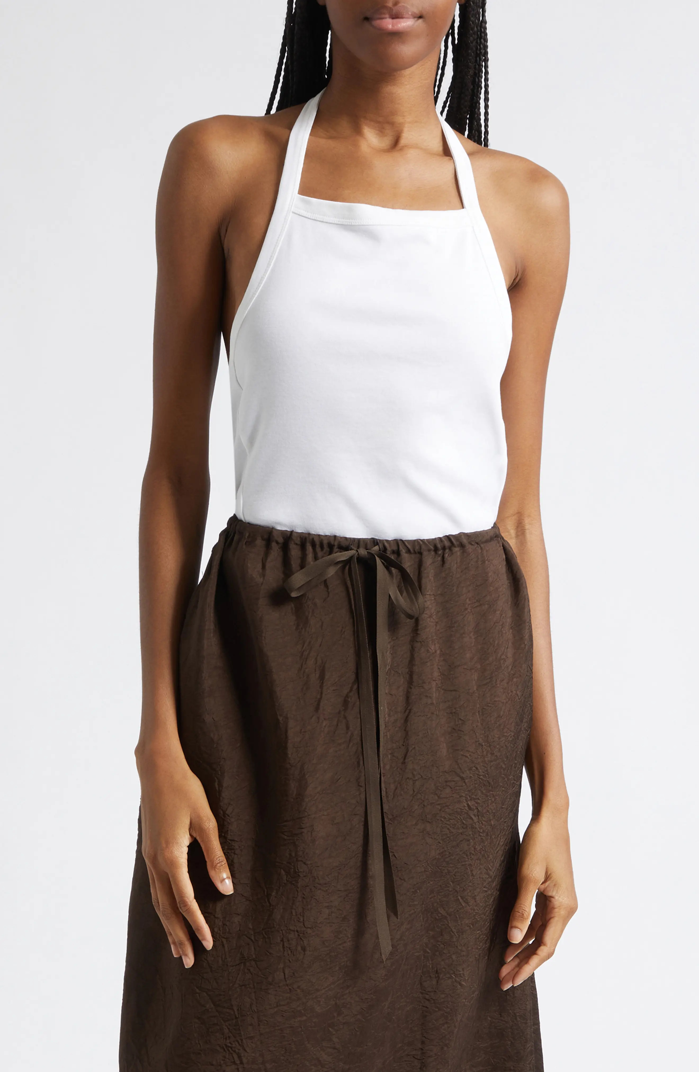 Clovis Organic Cotton Halter Tank (Women) | Nordstrom | Nordstrom
