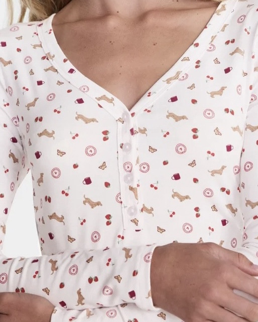 Dachshund pajamas under $15! Available as long set, short set, & one piece sleep romper! Click on the photos below to shop!

#LTKSeasonal #LTKSaleAlert #LTKootd