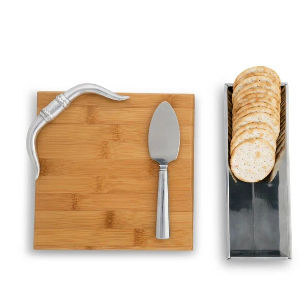 Western Handmade Bamboo Cheese Board | Perigold