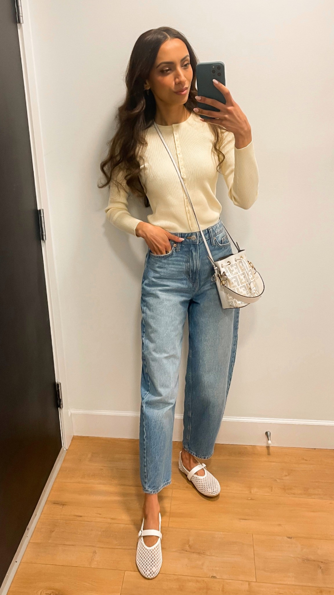 Flats fits big. I sized down 1.5 sizes.

#LTKspring