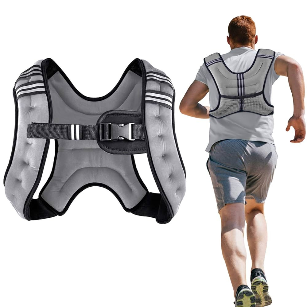 Weighted Vest Weight Vest for Men Women Kids Weights Included, Body Weight Vests Adjustable for R... | Amazon (US)