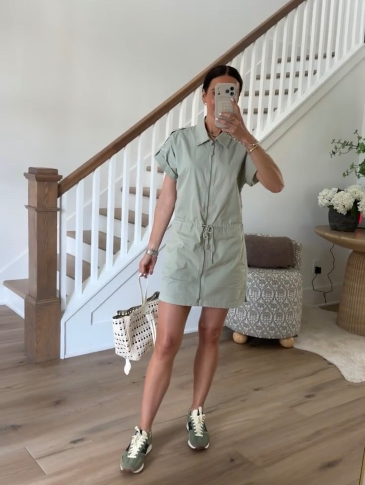 TRENDING! This lightweight green dress is such an easy throw on for spring and summer. The cinched waist gives it shape but it still feels super relaxed, and I love it styled with sneakers for an effortless everyday look.

green dress, spring outfit, casual dress, everyday style, sneakers outfit, effortless outfit, warm weather outfit, annabrstyle

#LTKootd #LTKTravel #LTKActive
