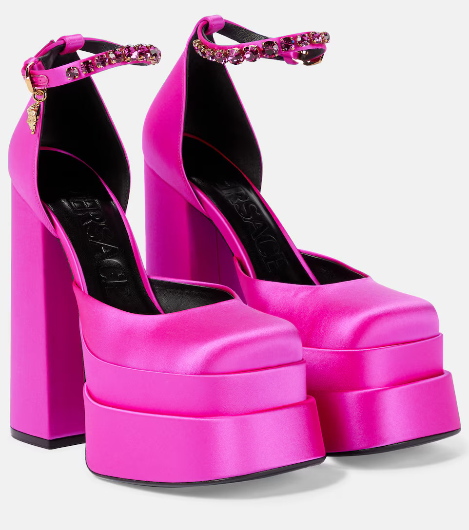 Medusa Aevitas satin platform pumps | Mytheresa (DACH)