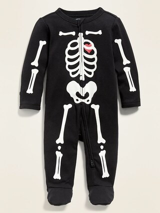 Baby Girls / One-PiecesUnisex Halloween Fold-Over Mitten Footie One-Piece for Baby | Old Navy (US)