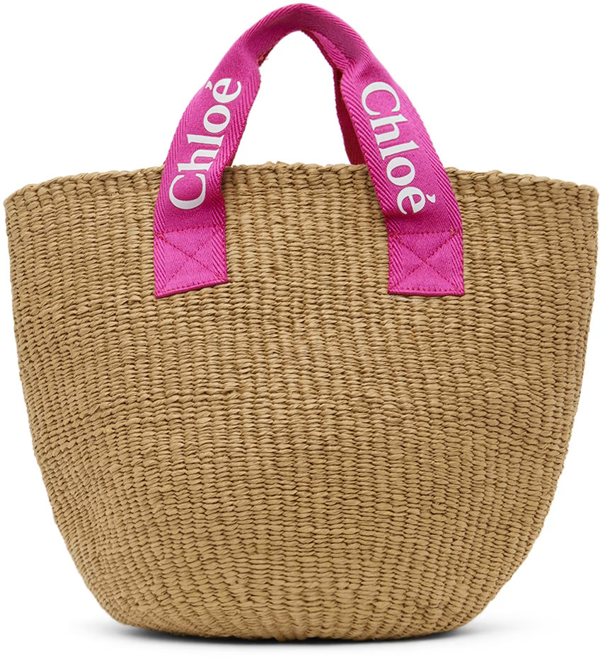 Kids Brown Mifuko Edition Raffia Tote | SSENSE